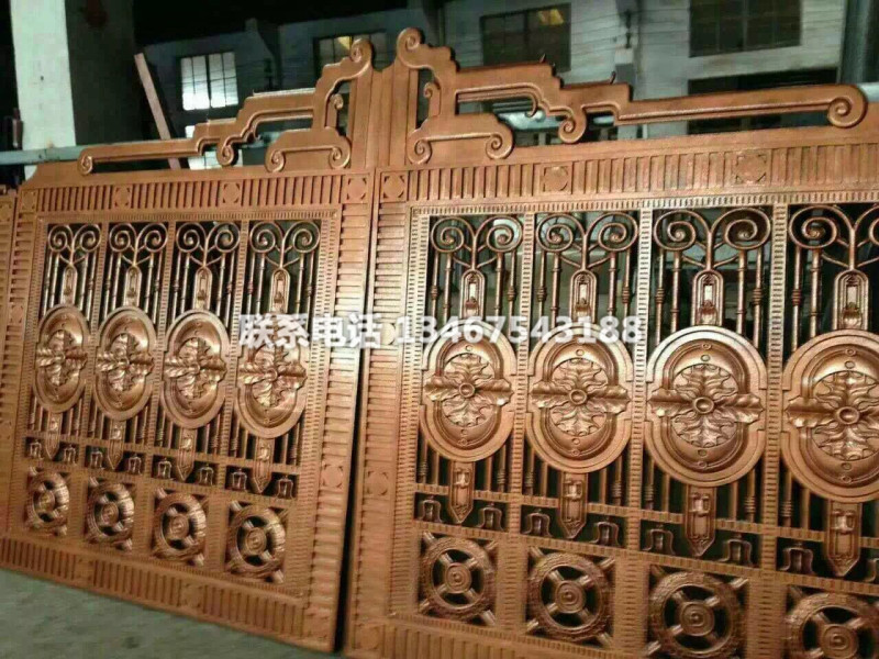 一次性澆鑄大門及圍欄